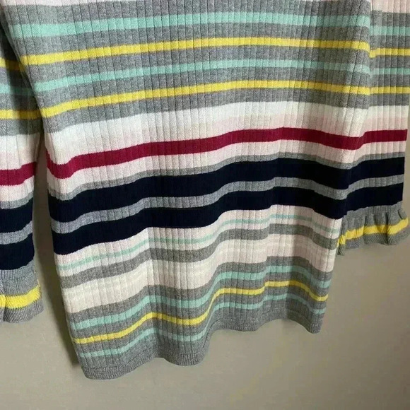 Ted Baker Striped Knit Long Sleeve Top Size 12 - Picture 7 of 9